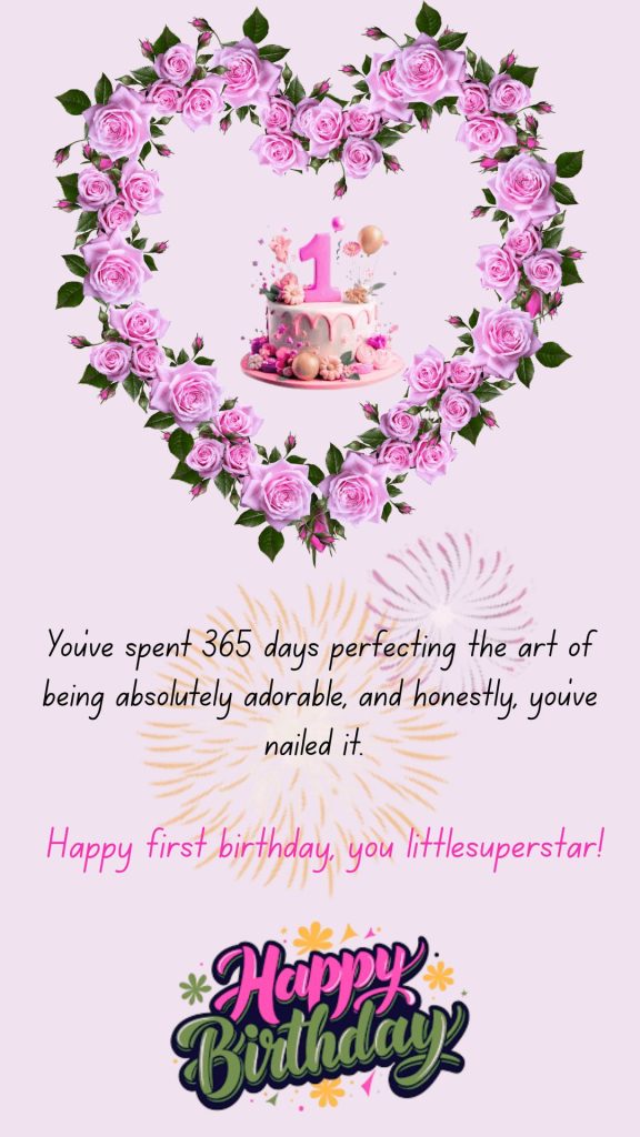 13. 1st birthday