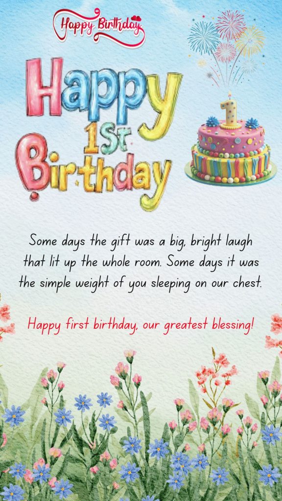1st birthday wishes